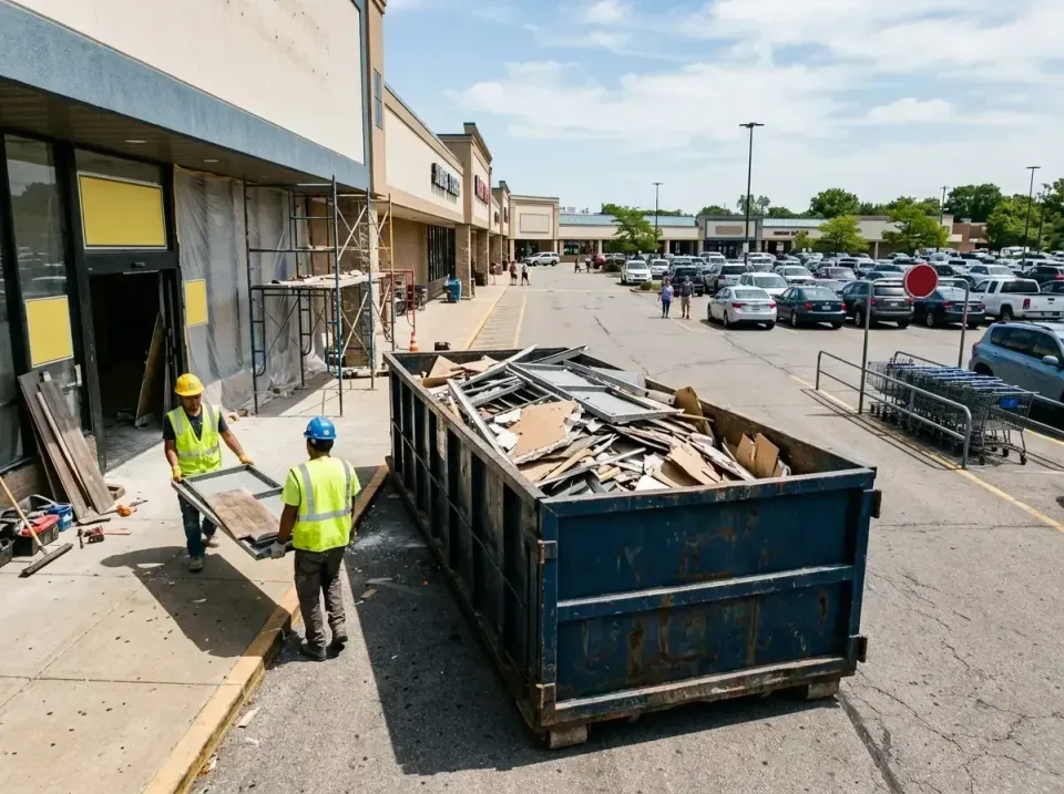 retail-store-renovation-debris-003 — frequently asked questions, Roll-off Dumpster Rentals in Bakerstown, PA